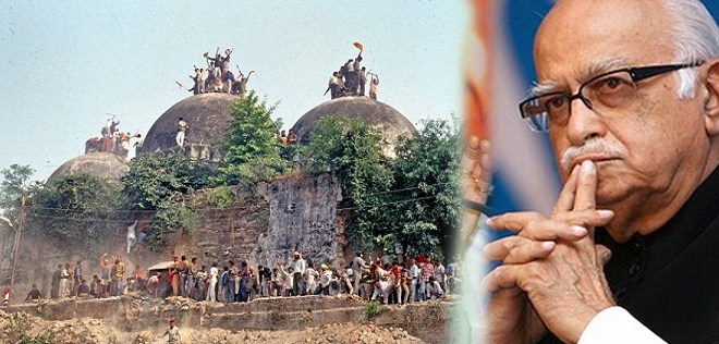 Babri Masjid case: criminal conspiracy charges against Advani, Joshi, Bharti and 9 others
