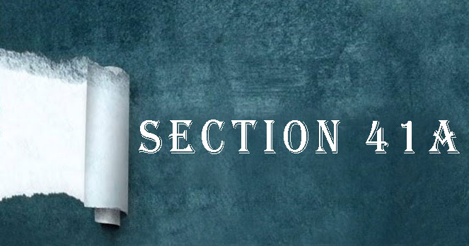 Pre-Arrest Notice – Section 41-A of Criminal Procedure Code