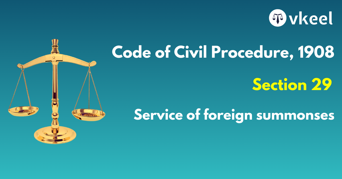 Section 29 of Code of Civil Procedure,1908