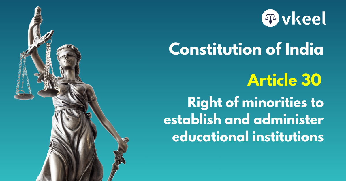 Article 30 of the Constitution of India