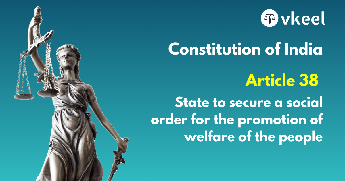 Article 38 of the Constitution of India